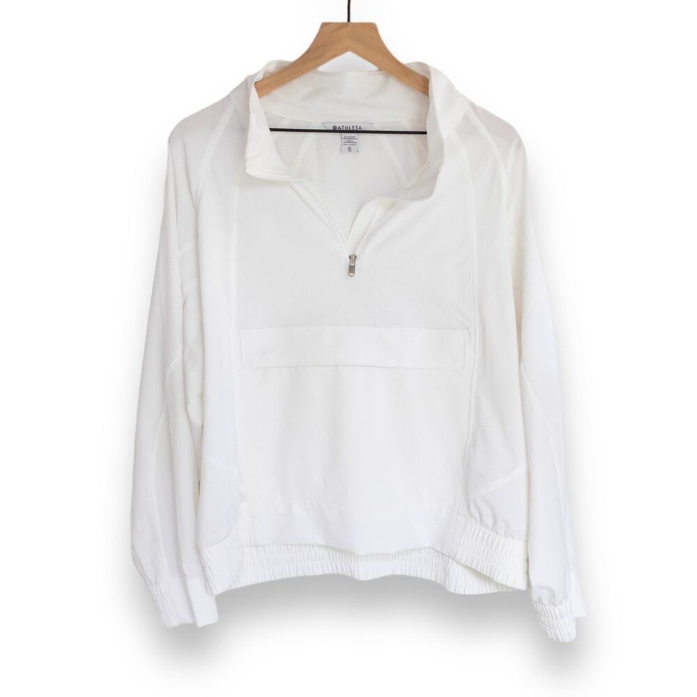 Women's White Pullover Jacket